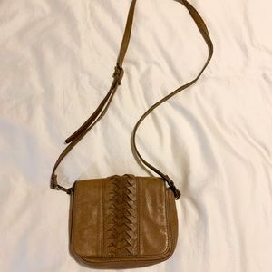 Anthropologie Genuine Leather Crossbody Purse